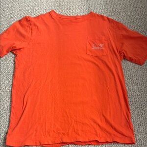 Vineyard Vines Orange Short Sleeve Tee